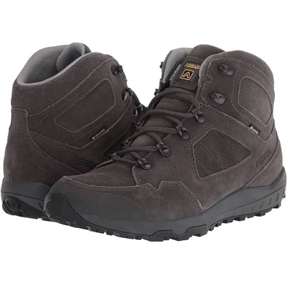 Asolo Men's Landscape GV Leather Hiking Waterproof Boots Graphite Size 8.5 - Picture 1 of 6